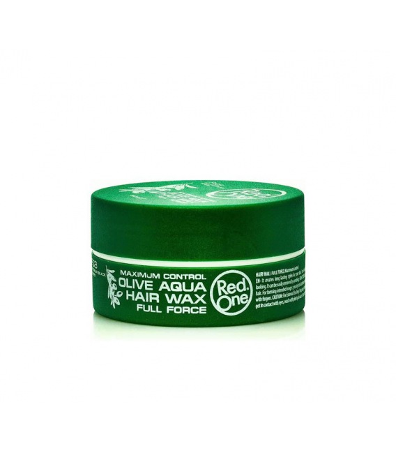 Red One Aqua Hair Wax Olive 150ml