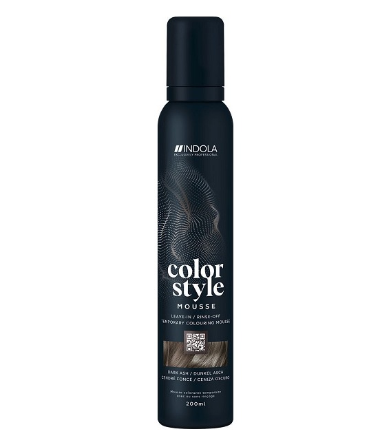 Indola Color Style Mousse Dark Ash 200 ml