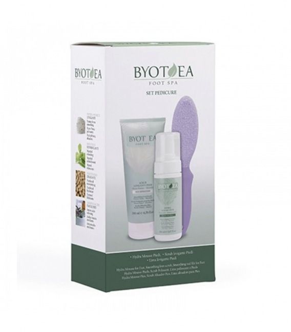 Byothea Set Pedicure Hydra Mousse + Scrub + Lima