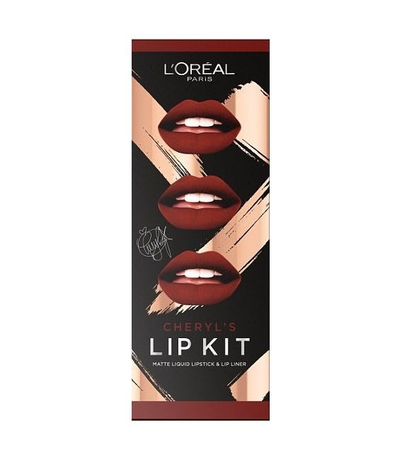 L'Oreal Cheryl's Lip Kit Paint It Burgundy