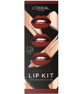 L'Oreal Cheryl's Lip Kit Paint It Burgundy