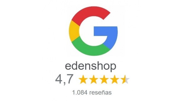 Opiniões Edenshop 4,7 de 5 no Google My Business