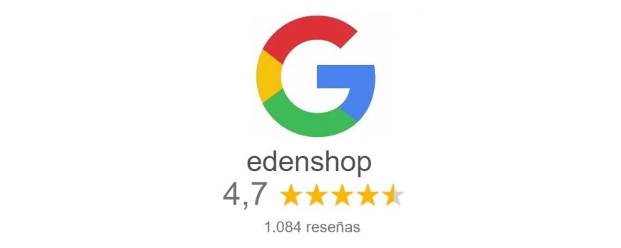 Opinioni Edenshop 4,7 su 5 su Google My Business